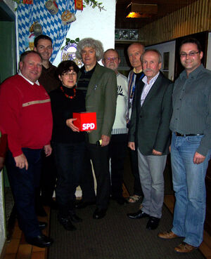 R. Pasta, Martin Kreutz, Franziska Gruber-Schmid, OStR Franz Graf, Dieter Gipser, Udo Berke, H. Kaiser, A. Buchner