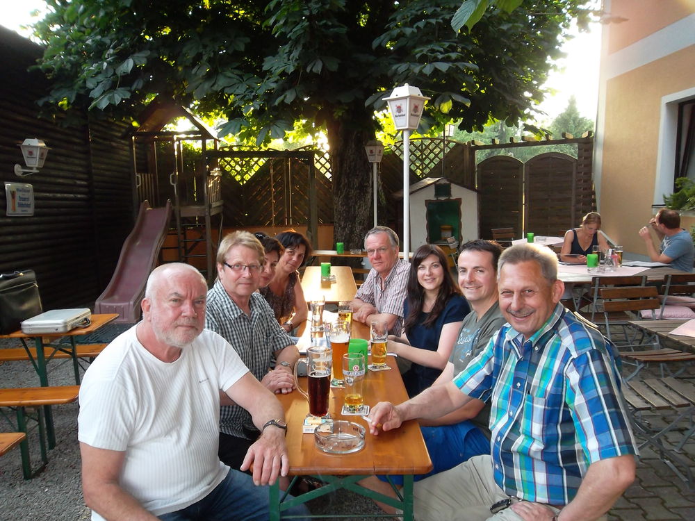 Gemütlicher Ausklang der Fraktionssitzung in Mitterfels